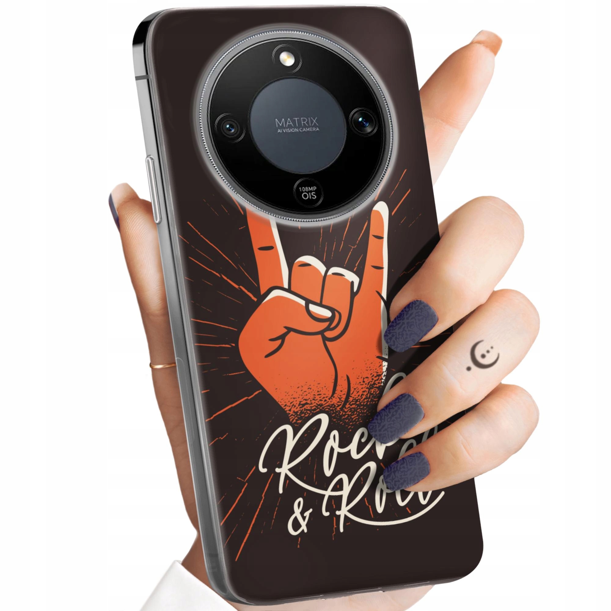 Etui Do Honor X70 X9D MAGIC8 Lite Rockowe Rock Rock And Roll Punk
