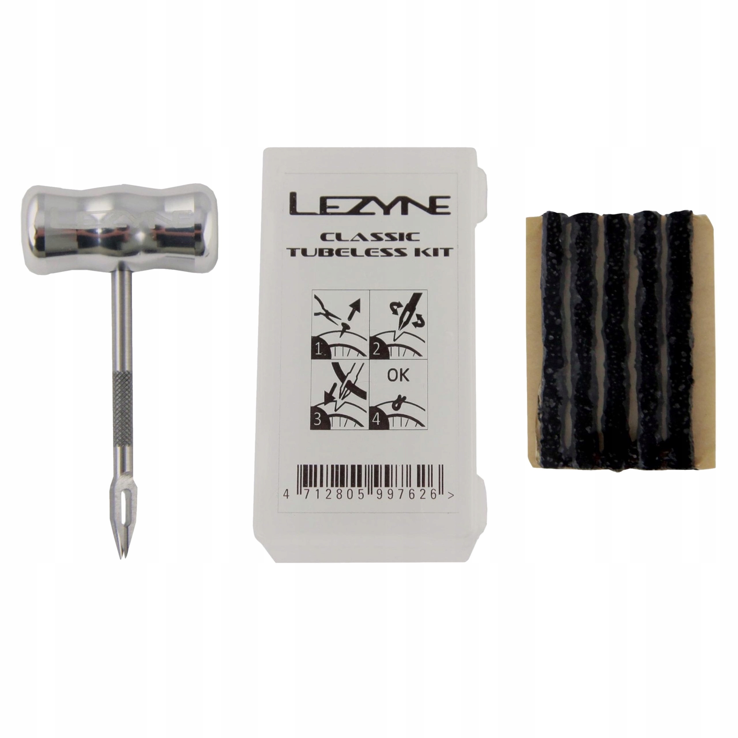Zestaw do Naprawy Opon Bezdętkowych Tubeless Lezyne Box