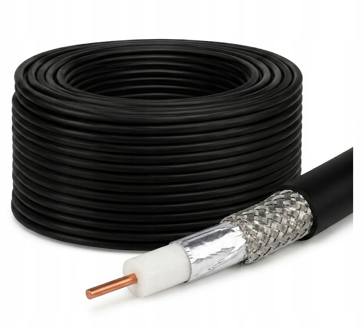 Kabel Koncentryczny Drut H155 Polski Lte 5G Wi-fi Gsm Monitoring Ant. 40 m