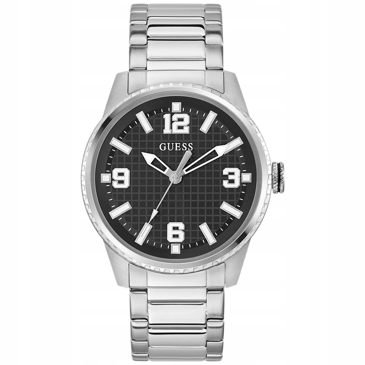 Pánské Hodinky Guess GW0889G1 stříbrné