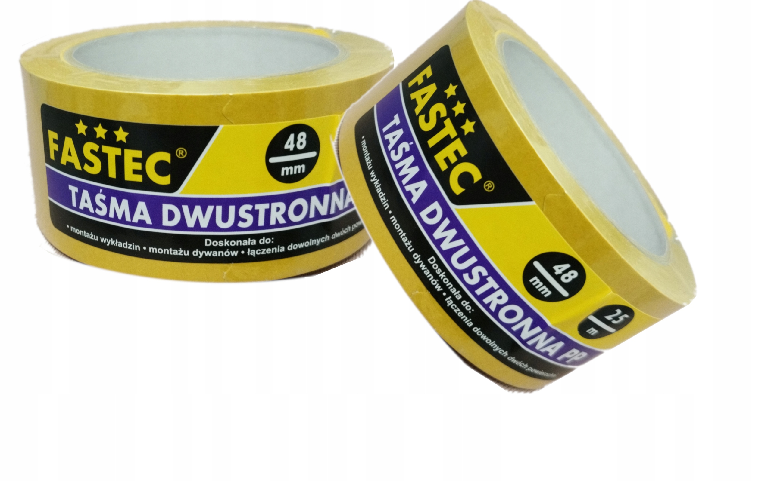 

Taśma dwustronna Fastec 48mm 25m do folii