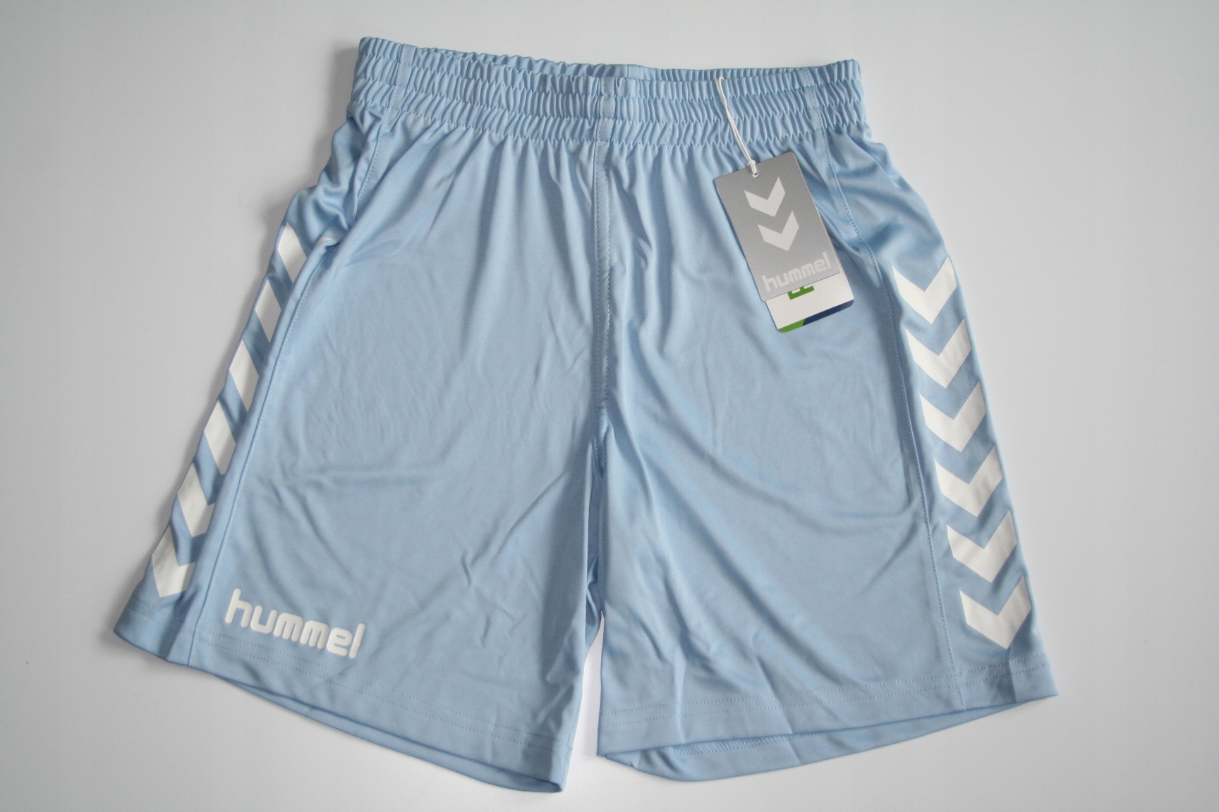 Spodenki Hummel Core Poly r. 164-176 niebieskie