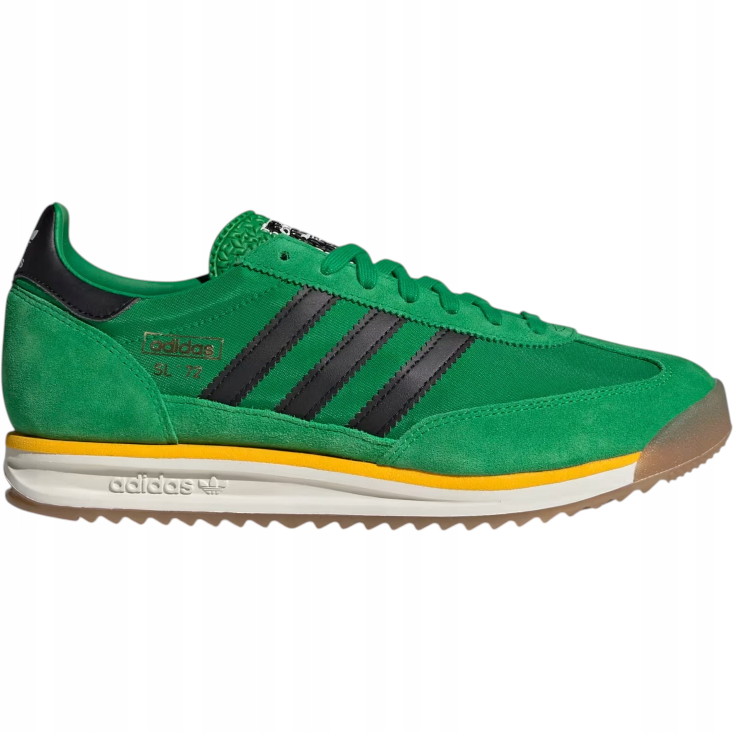 Unisexové boty Adidas Sl 72 Rs JR8787 zelené semišové nylonové retro 41 1/3