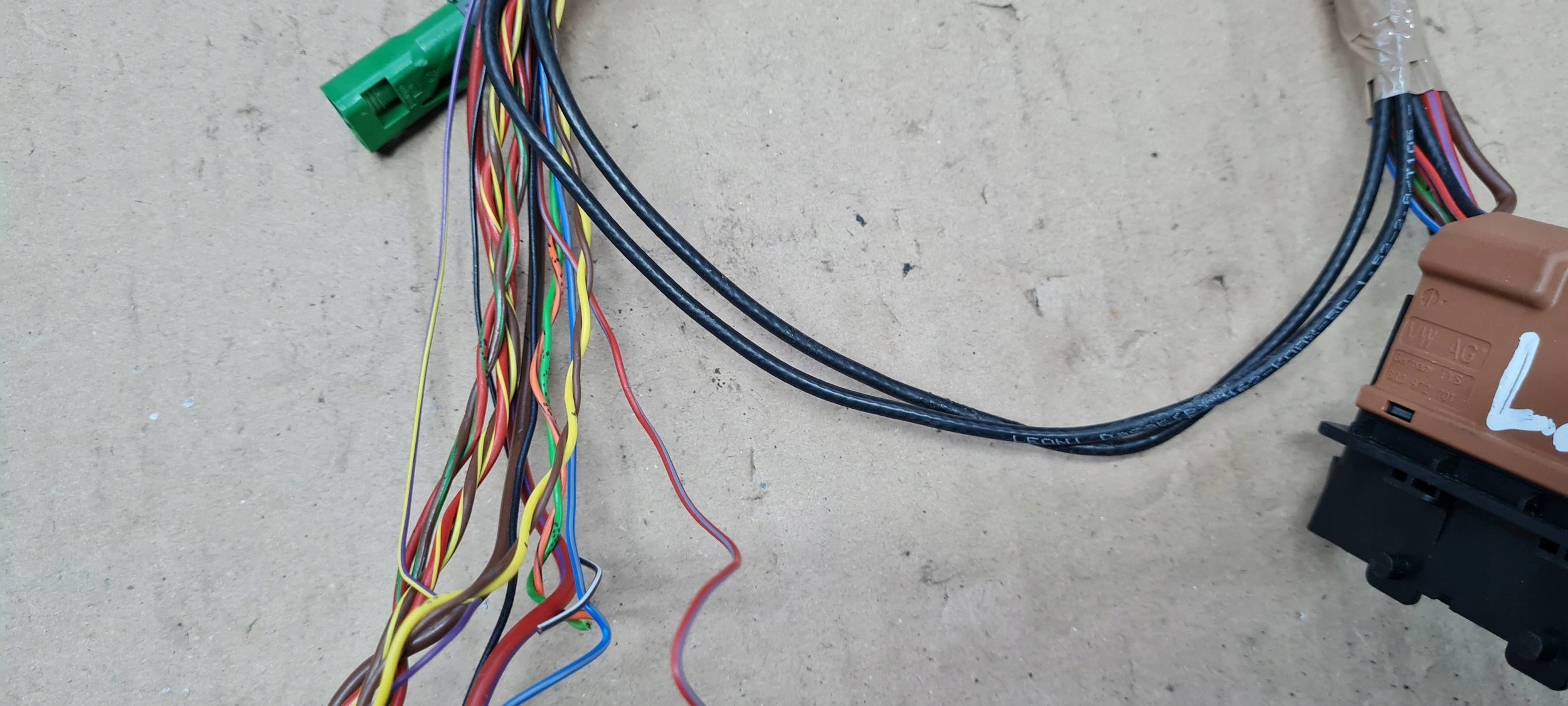 A6 C8 4K bundle wiring connecting spoiler wiring KAMERY door left front A7 4K
