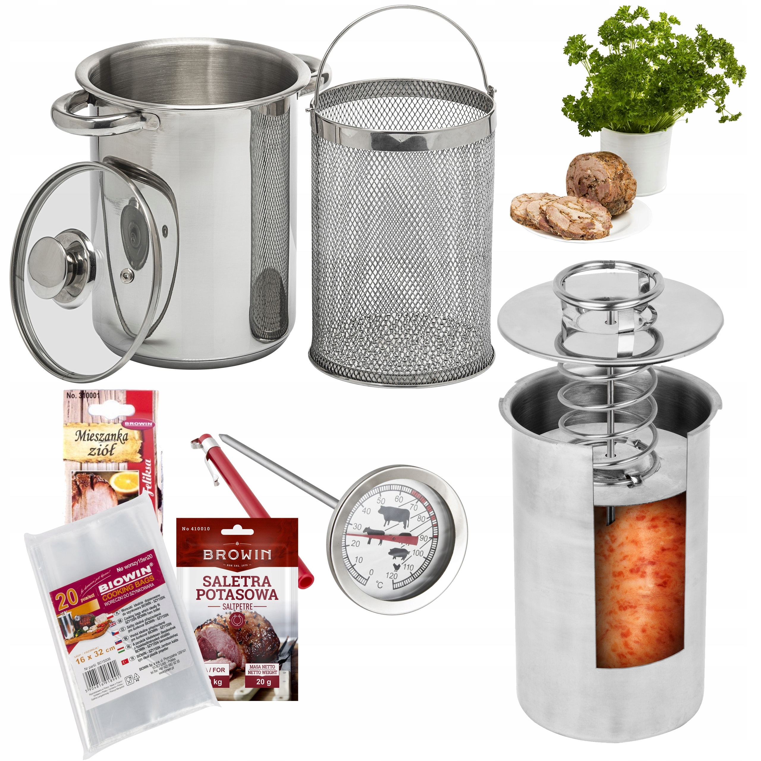 SZYNKOWAR Z GARNKIEM WORECZKI ZIOŁA TERMOM. BIOWIN