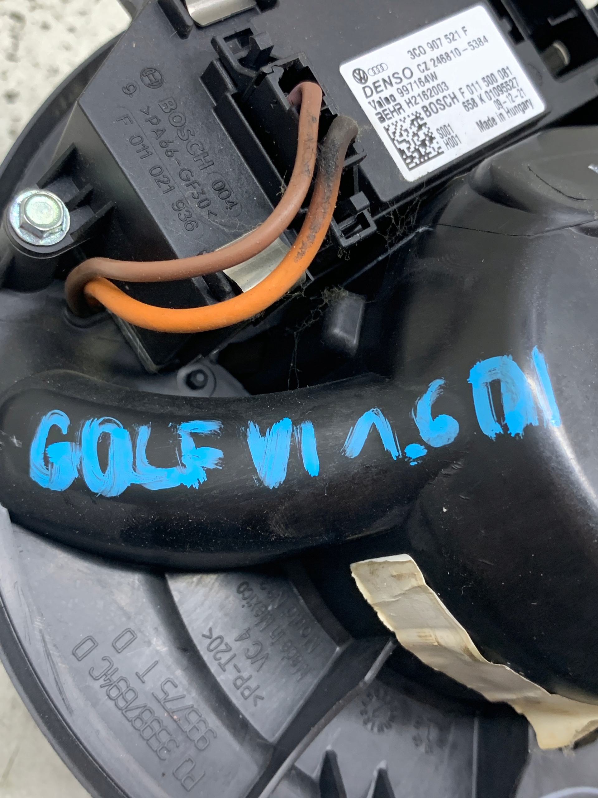 riscaldamento BOCCHETTE VENTOLE 3C0907521F VW GOLF VI