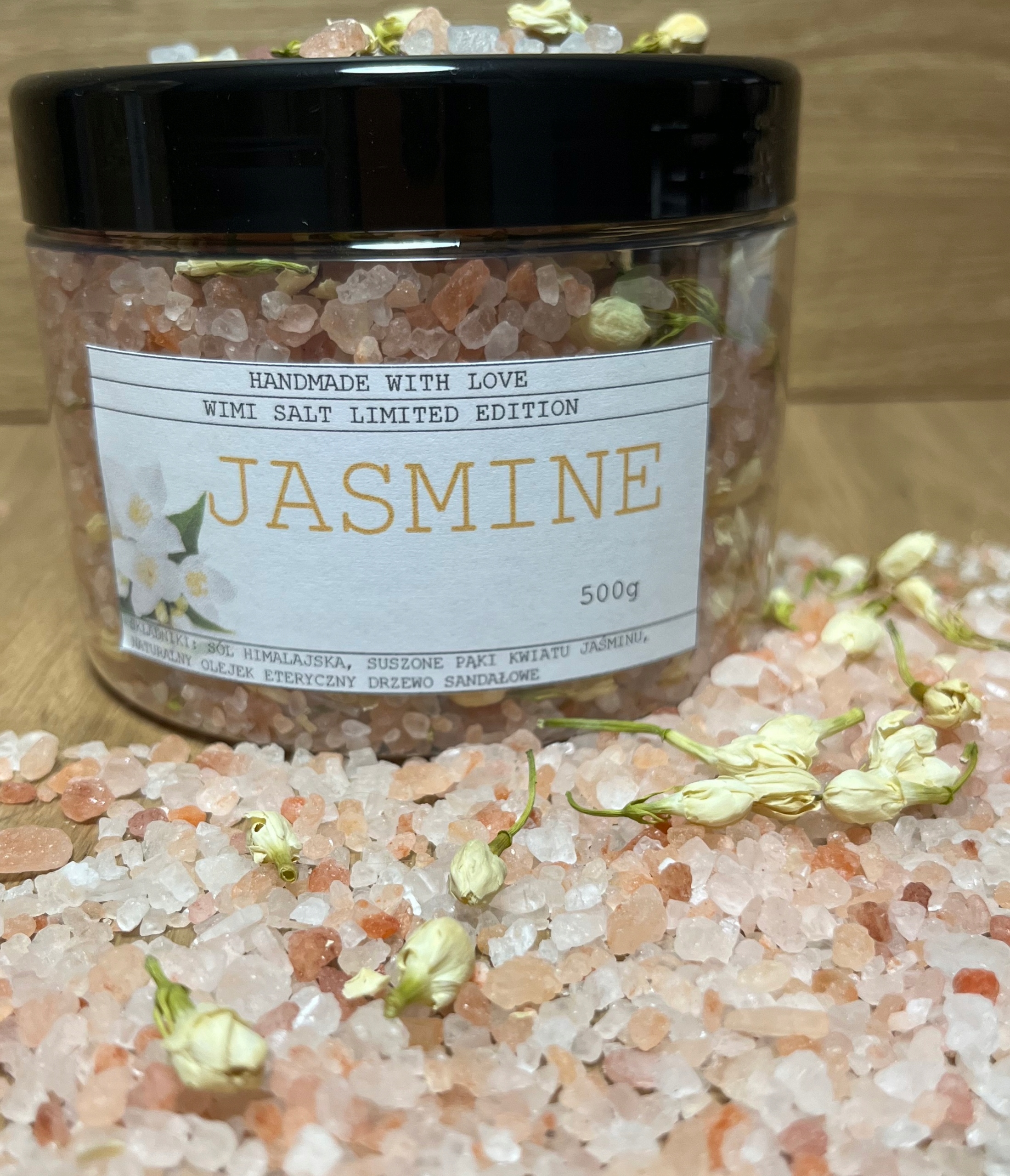 SÓL DO KĄPIELI 500g JAŚMIN DRZEWO SANDAŁOWE