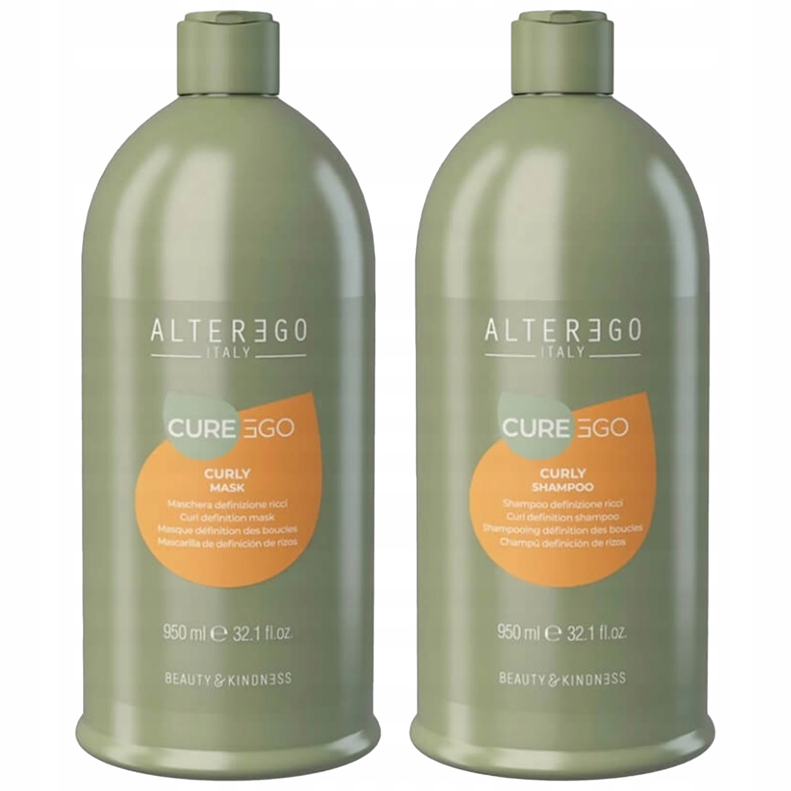 Alter Ego Cureego Curly Šampon Maska Na Kudrnaté Vlasy 2 x 950 ML