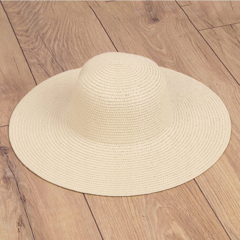 Kapelusz damski słomkowy letni plażowy Waga produktu z opakowaniem jednostkowym 0.1 kg