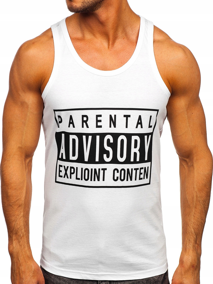 

Koszulka Tank Top Męska Biała 14855 Rozmiar_m
