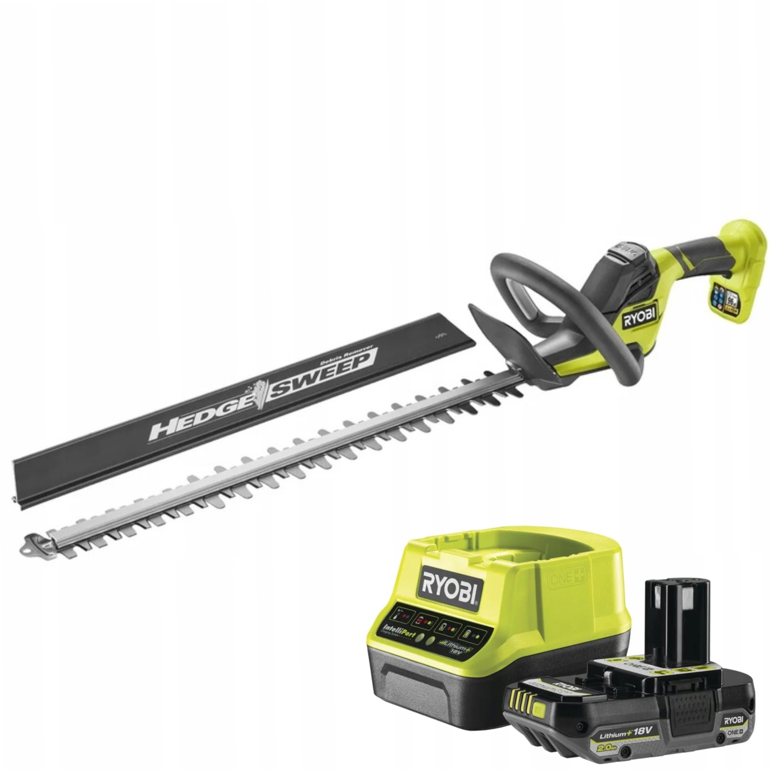 Ryobi Akumulatorowe Nożyce Do Żywopłotu 18V Zestaw 2H