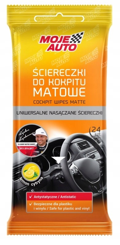 Ściereczki Do Kokpitu Matowe 24SZT