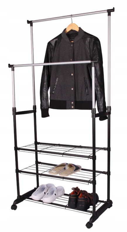 

Wieszak Na Ubrania Na Kółkach Podwójny 3P