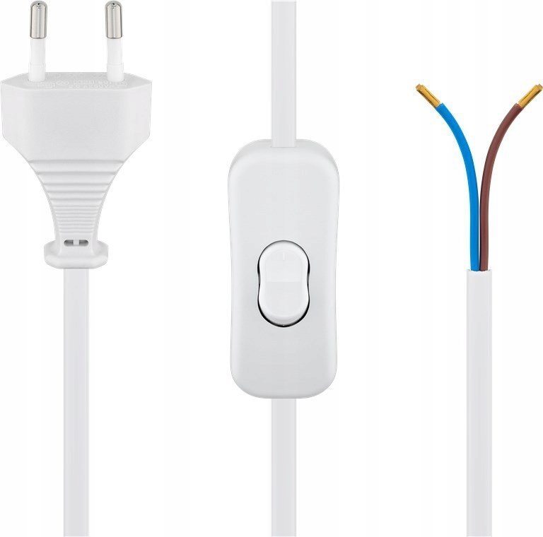 

Kabel zasilający Euro z wyłącznikiem 1,5m Goobay
