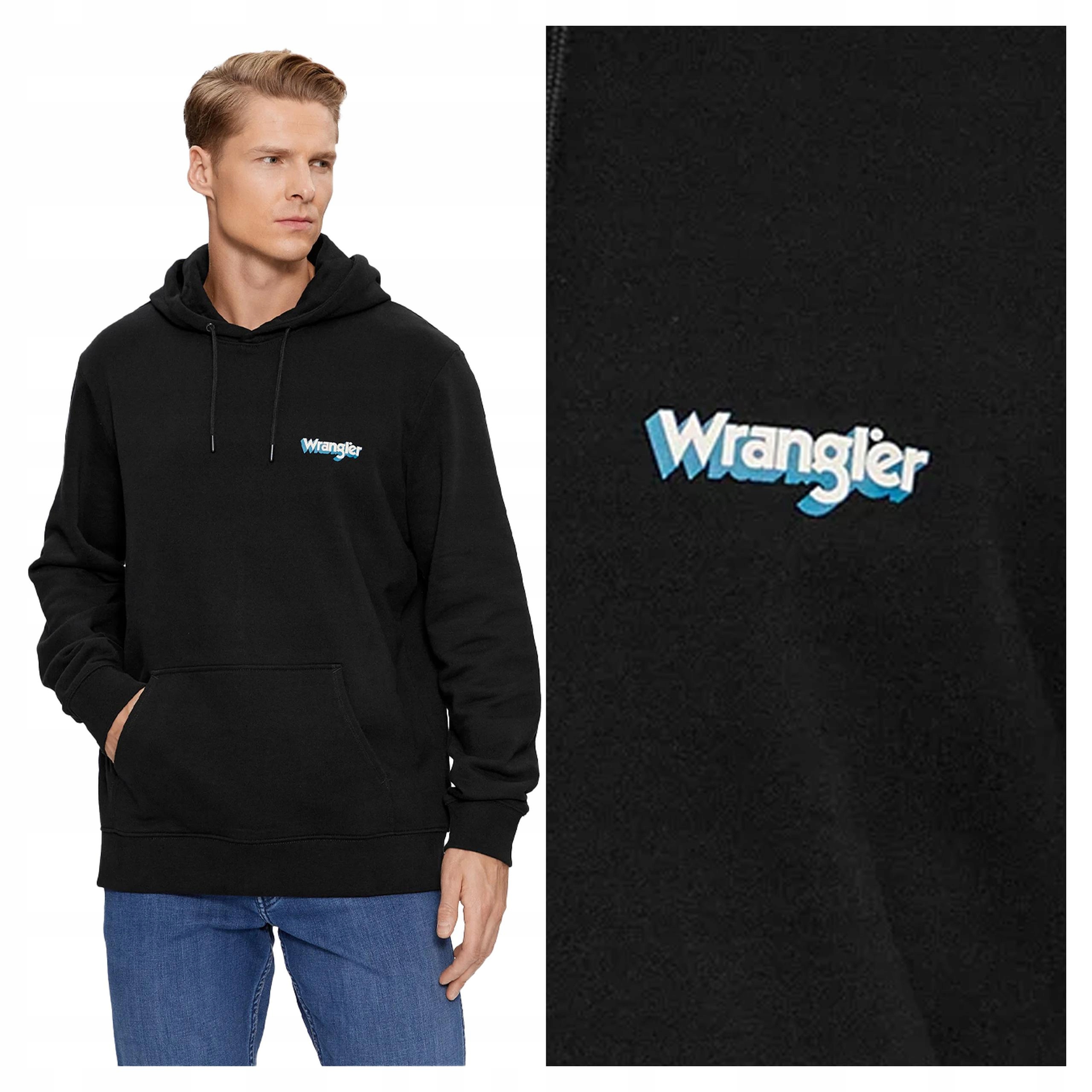 Wrangler Hoodie XL Pánská mikina nerozepínací