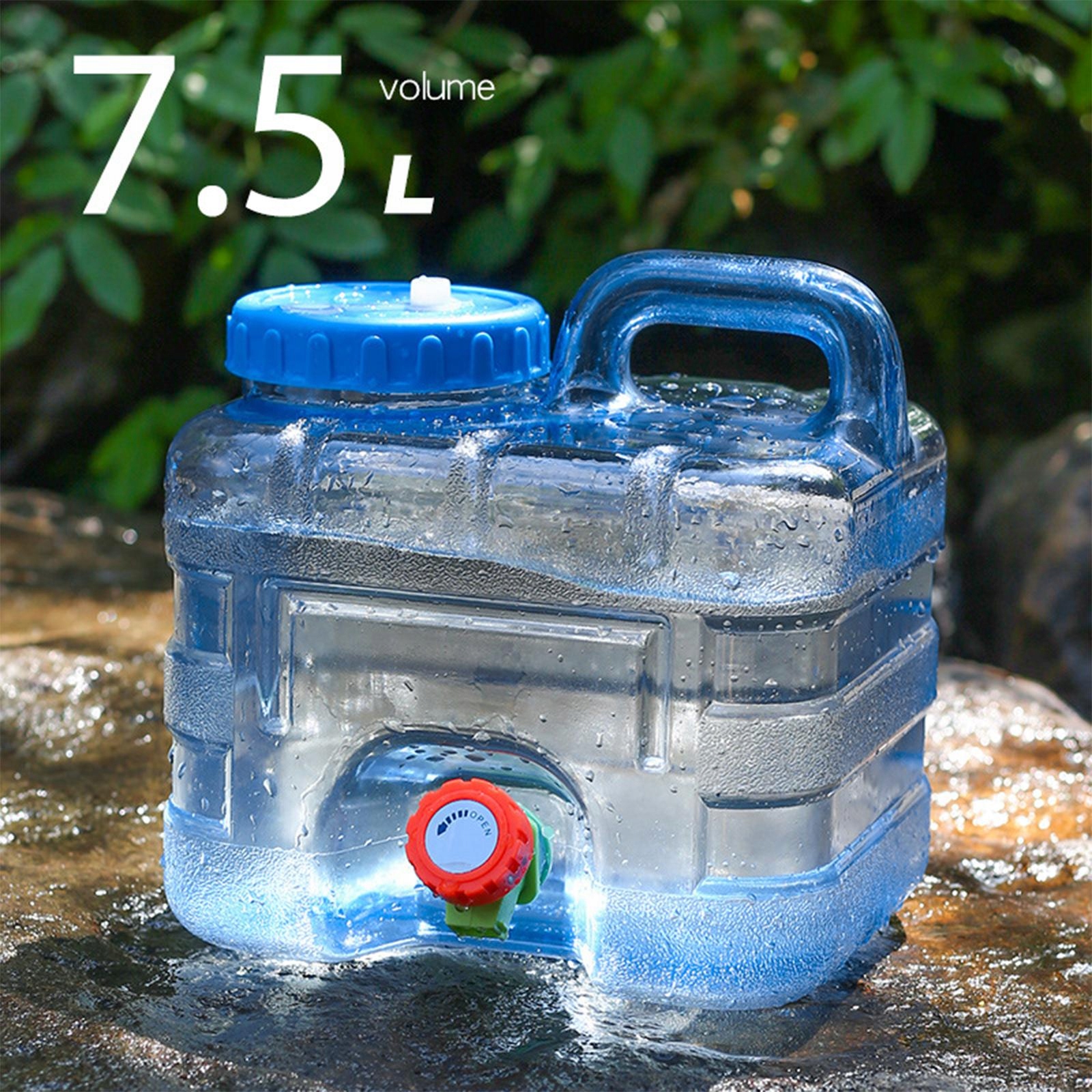 BPA Free Water Container with Spigot, Camping Water Storage Carrier Jug for Model inna