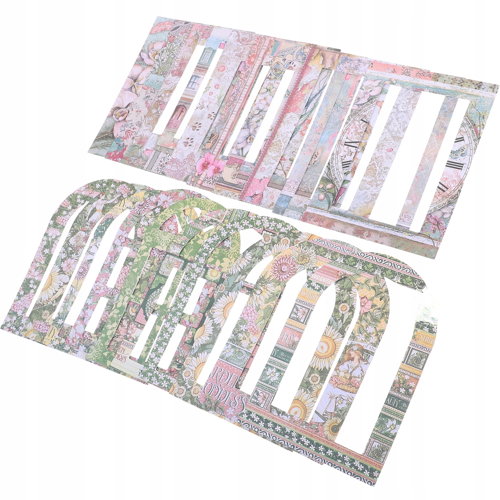 Materiał Kieszeniowy Papier Dekoracyjna Ramka Scrapbooking