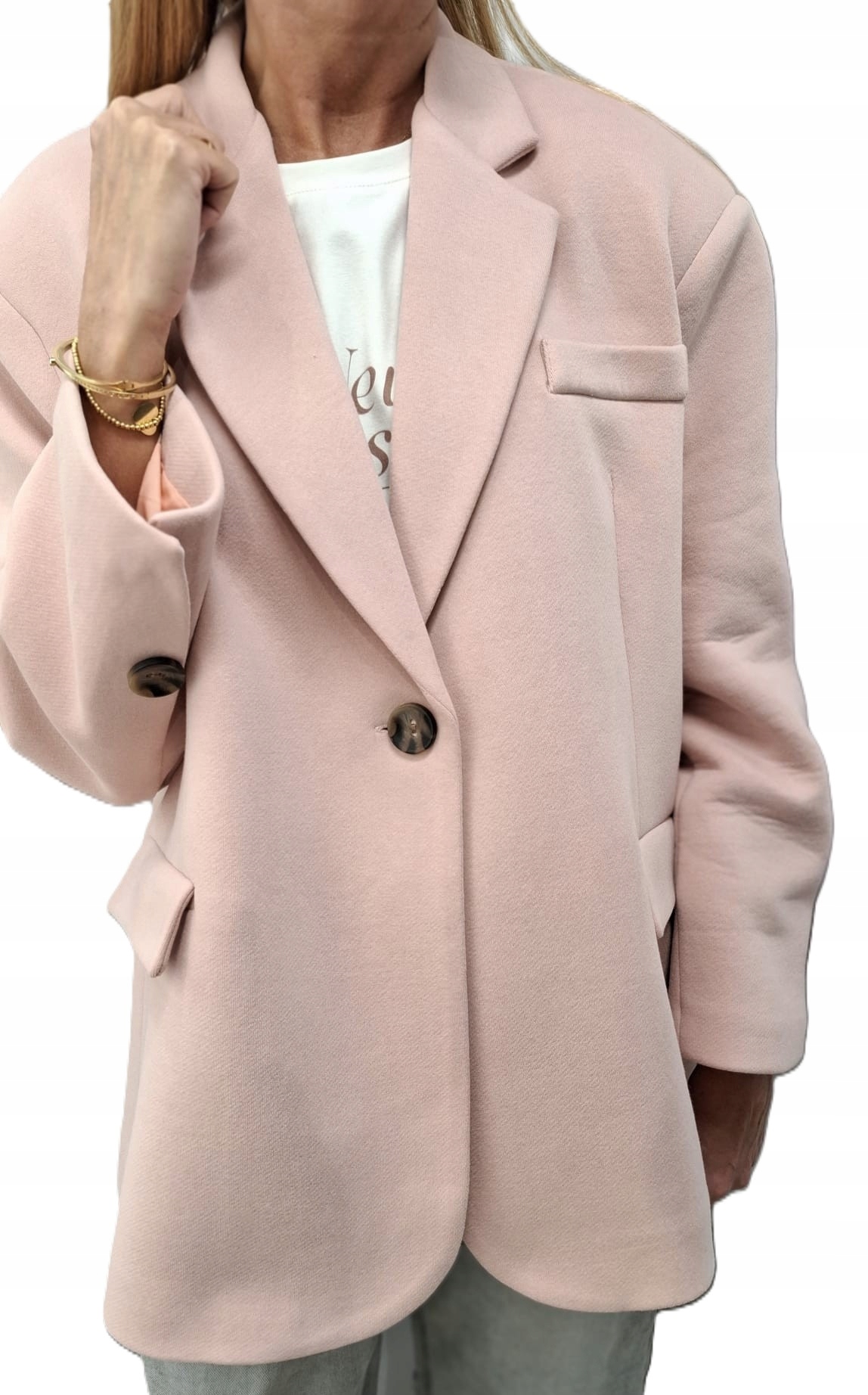 Cocomore Sportovní Sako Oversize Purová růžová New
