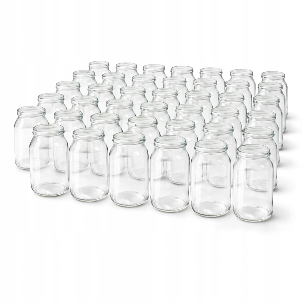 Słoik szklany 900ml 1l 48 szt. Polska huta szkła Atestowany do żywności