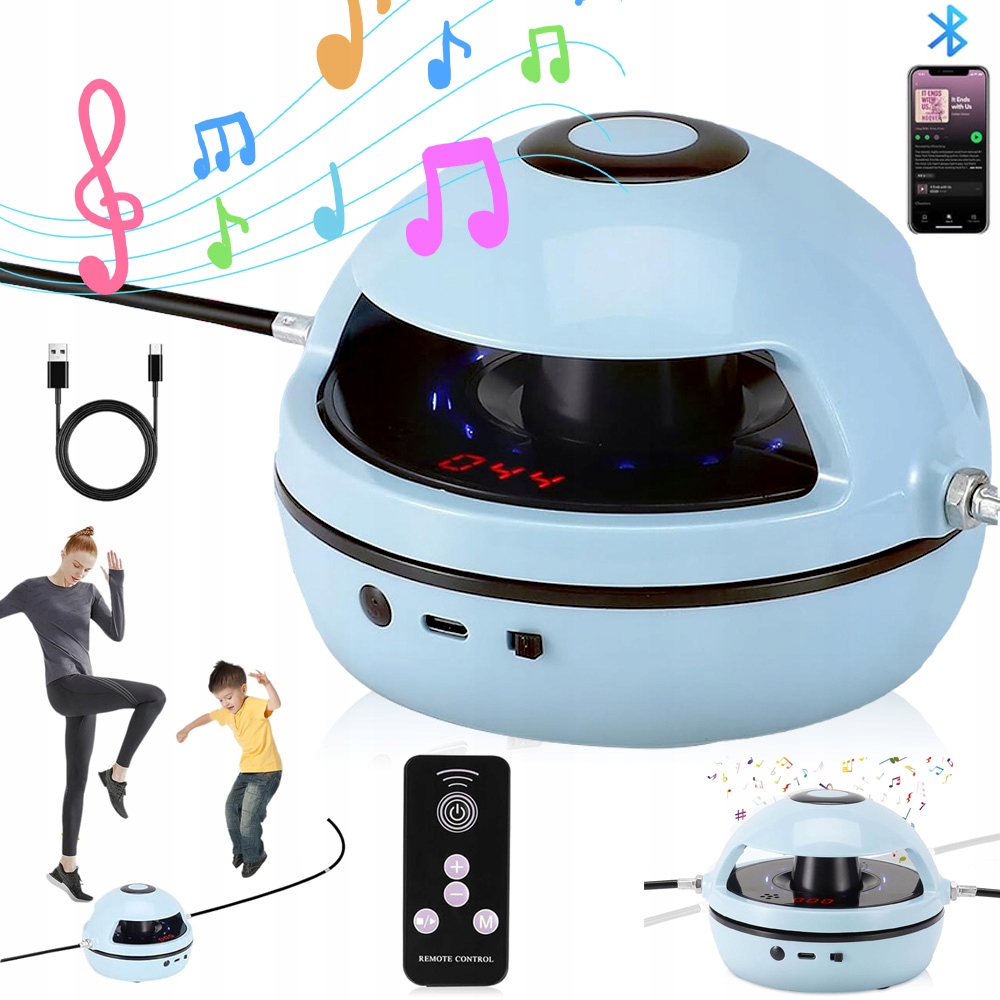 Skakanka Bluetooth Muzyczna Automatyczna Dziecko Z Licznik Z Pilot