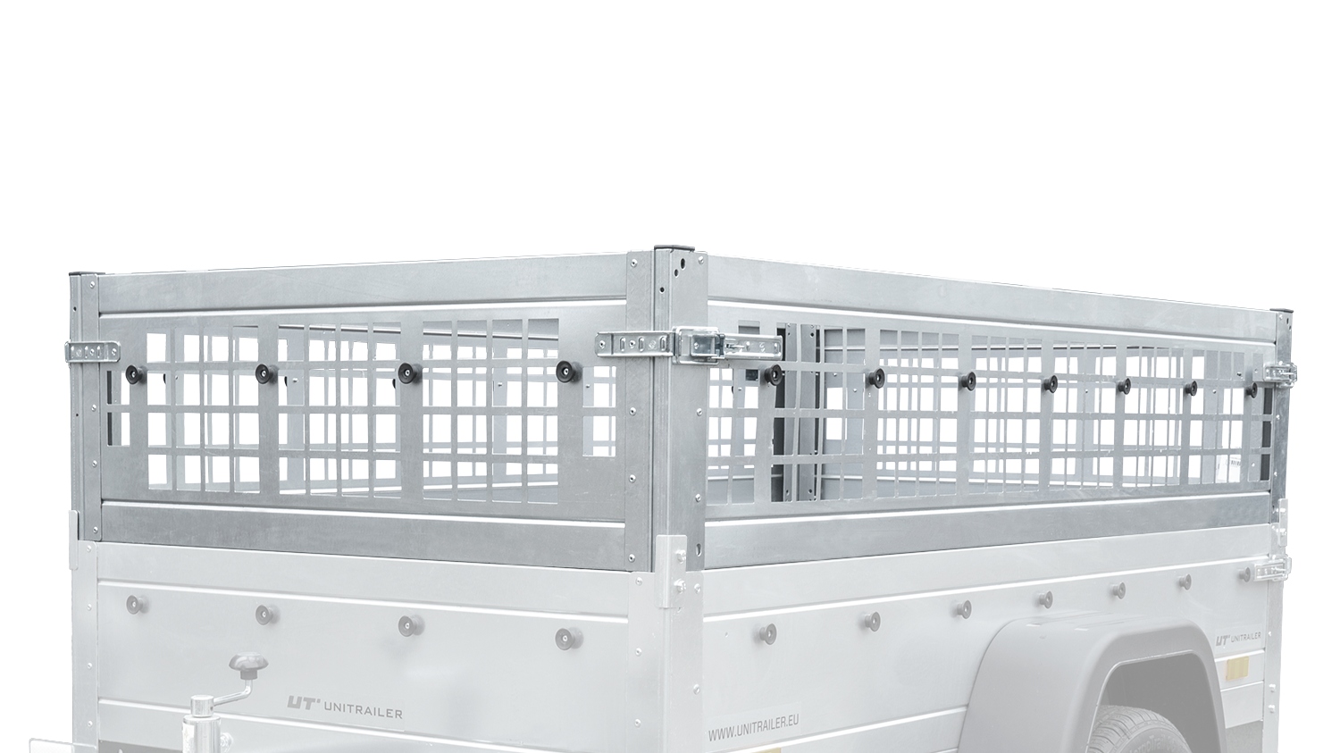 Dodatečné síťové bočnice pro přívěs Unitrailer Garden Trailer 200 Kipp
