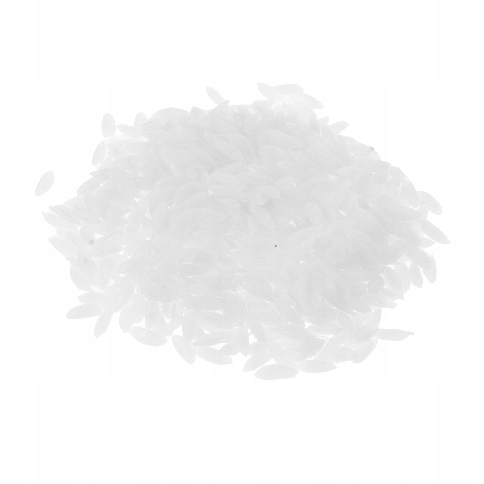 3 SZT. REALISTYCZNE DEKORACJE Z RYZU PVC BIAŁE MODELE RYŻU