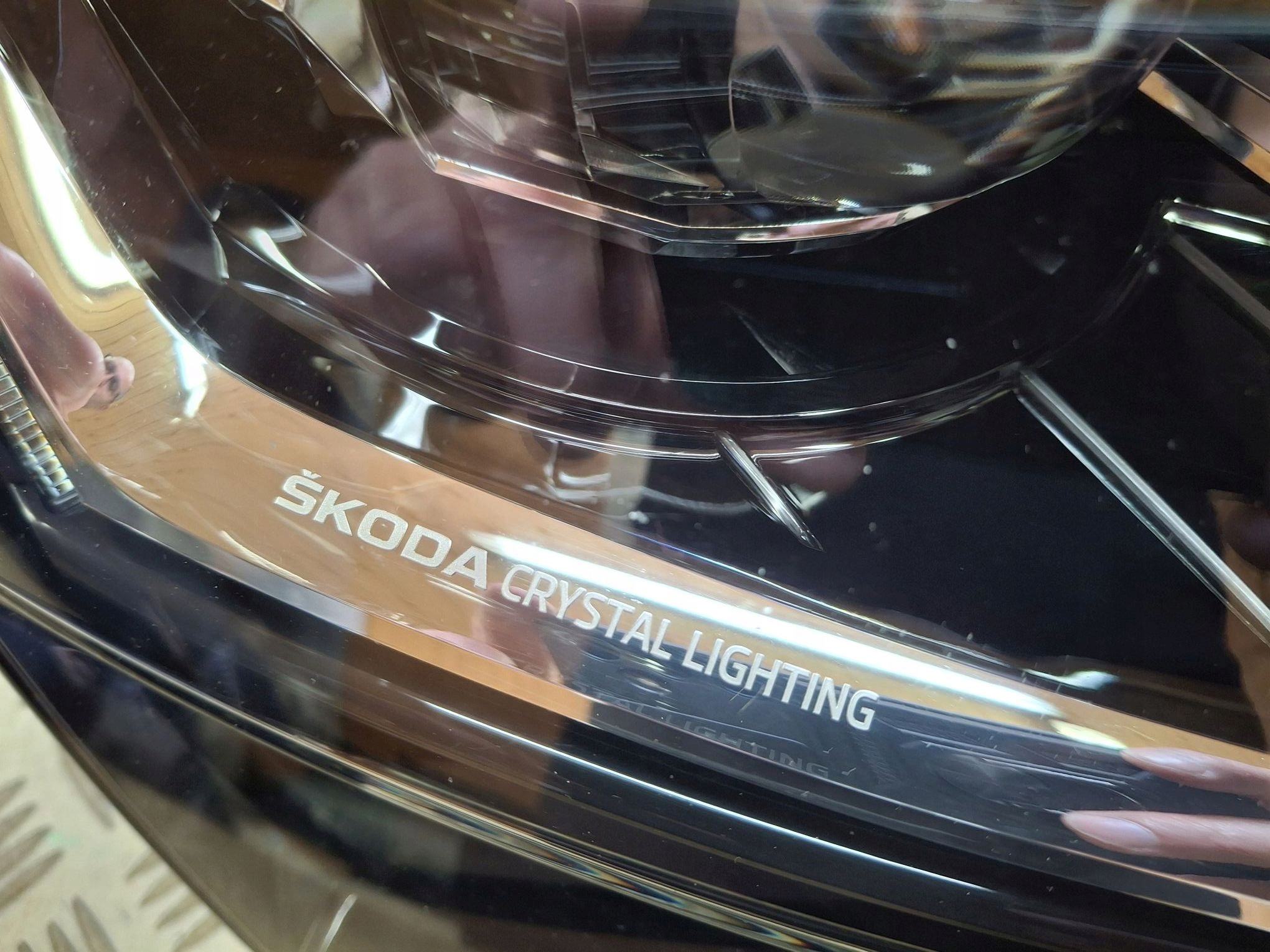 light right front SKODA SUPERB III LIFT FULL LED CRYSTAL 2019R->