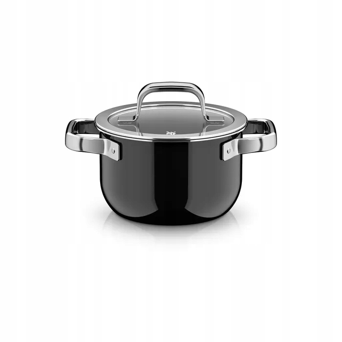 Garnek wysoki z pokrywką (2 l) czarny Fusiontec Mineral Pro Wmf