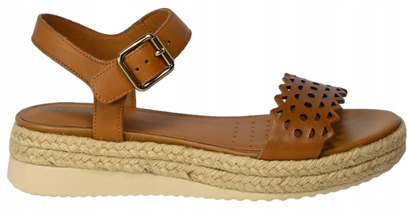 Geox Dámské Hnědé Kožené Sandály Na Léto 39,5 Jtk