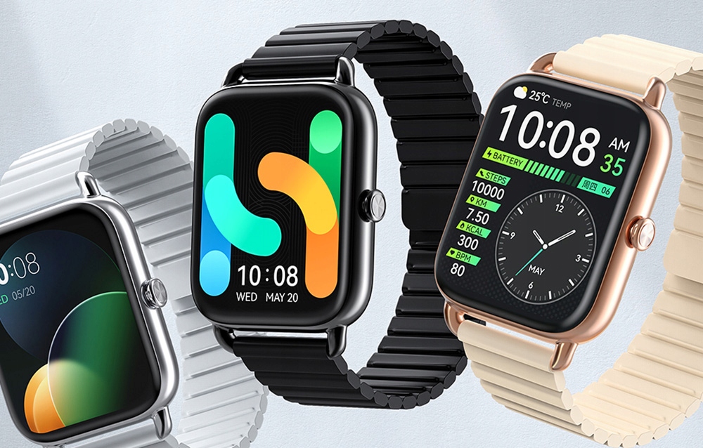 Smartwatch HAYLOU RS4 Plus czarny AMOLED 1,78" SpO2 IP68 - OUTLET Kolor czarny