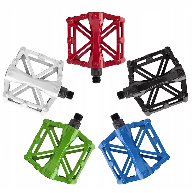 2x PEDAŁY ROWEROWE DO ROWERU ALUMINIOWE MTB GÓRSKI MIEJSKI KOLARZ ANTYPOŚLI Model Black