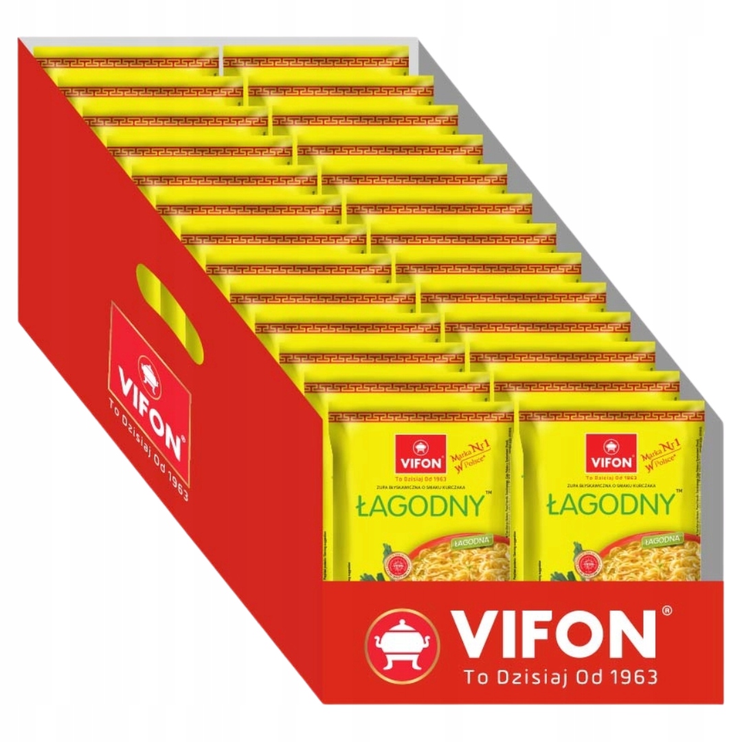 Vifon Instantní polévka s kuřecí příchutí, jemná, 70 g x 24 kusů