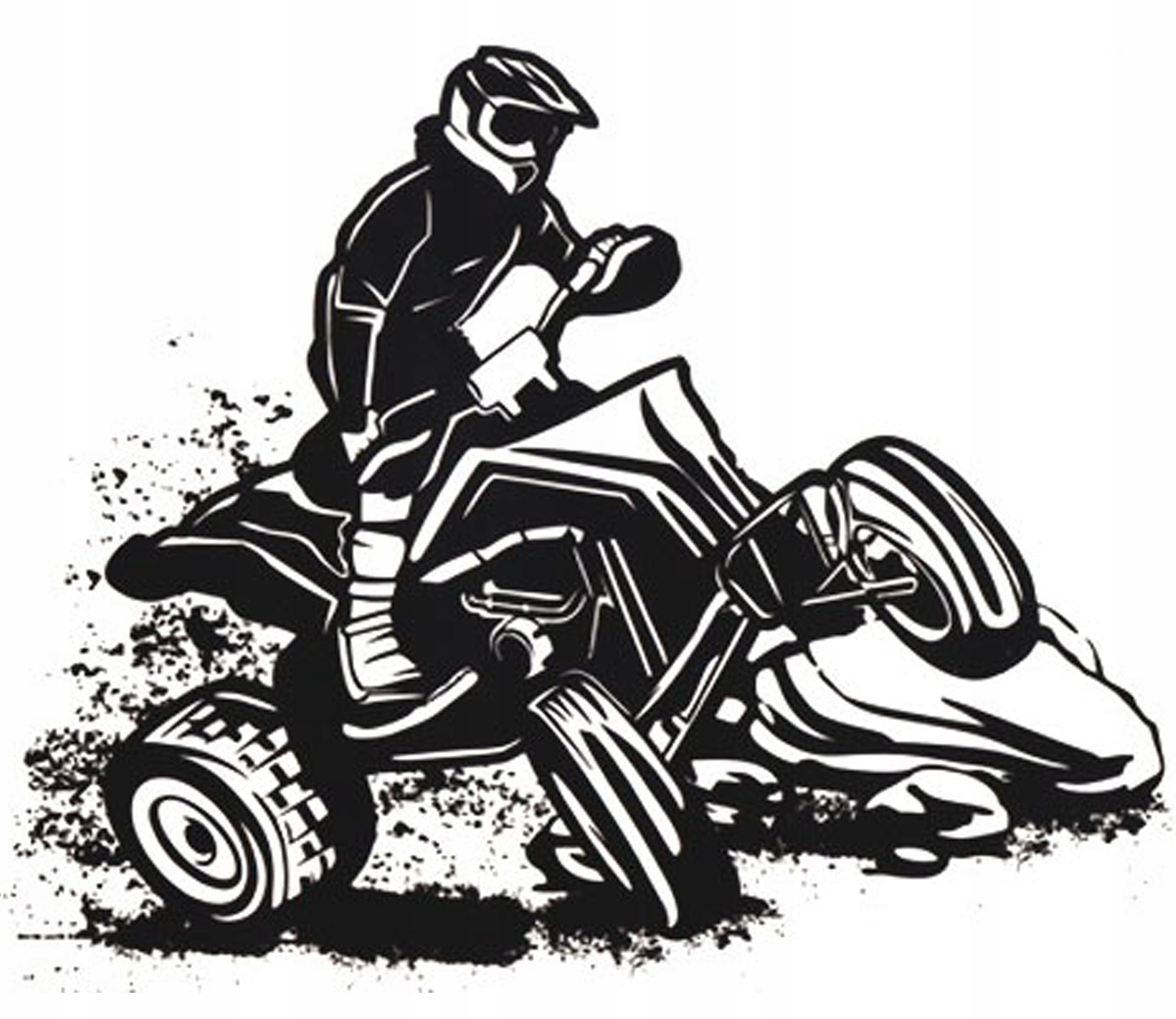 

Naklejka Motocykl Motocyklista Quad Atv Tuning