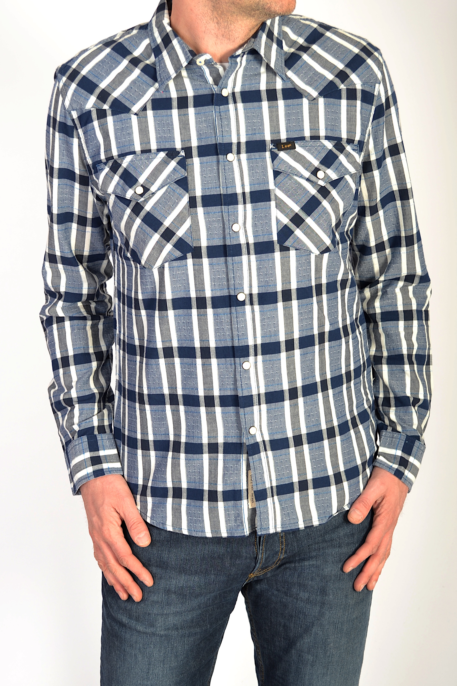 

Lee Western Shirt Washed Blue Koszula Męska L