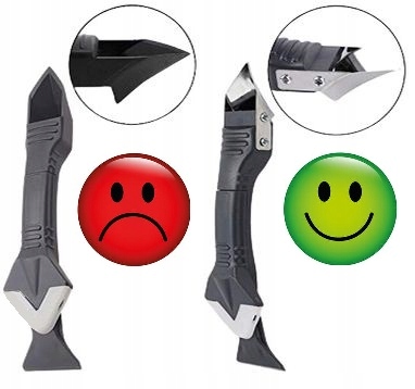 SZPACHELKA SKROBAK DO USUWANIA WYCINANIA FUG SILIKONU FUGI SPOIN NOŻYK Marka inny