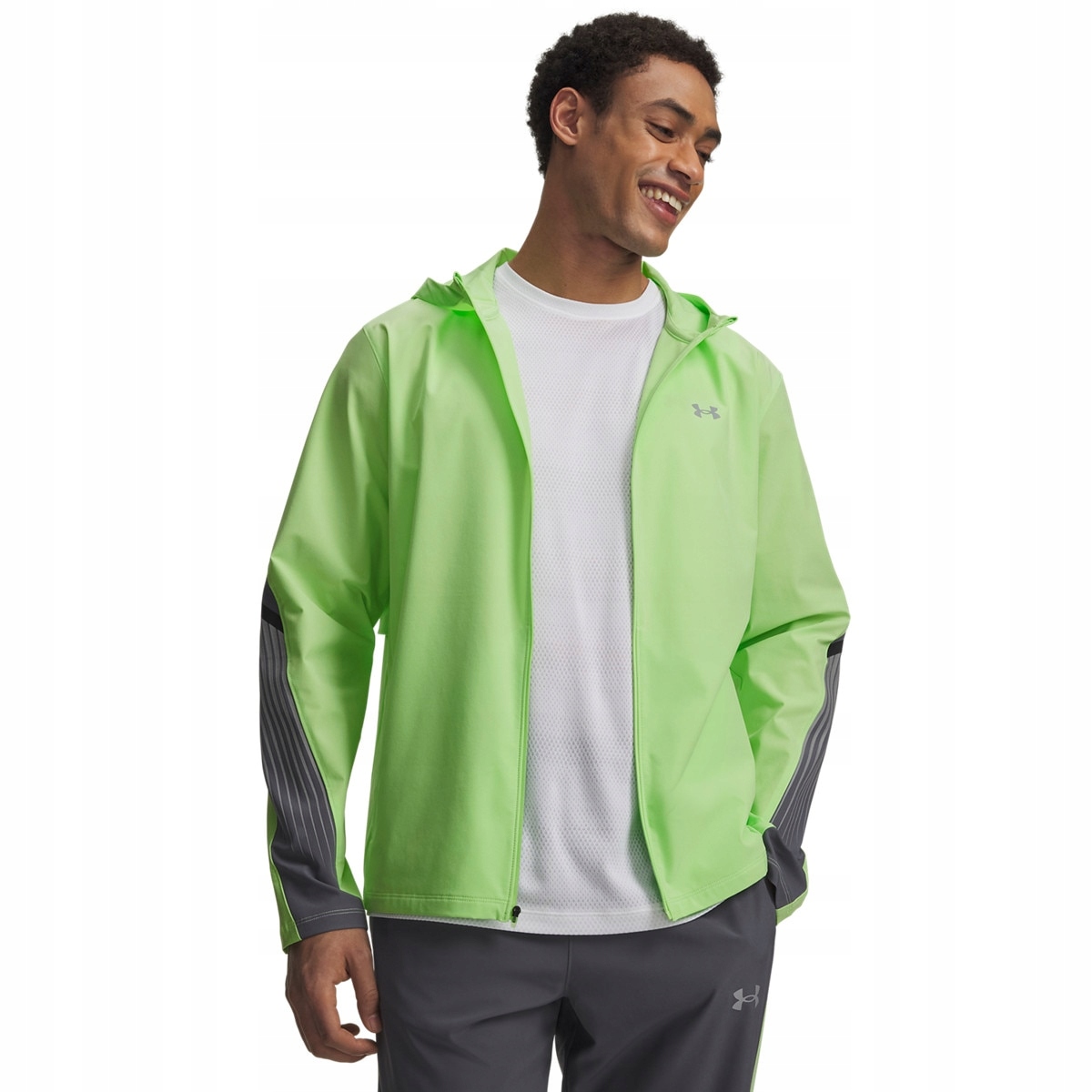 Męska kurtka do biegania Under Armour Ua Velociti Storm Hooded Zielony XL