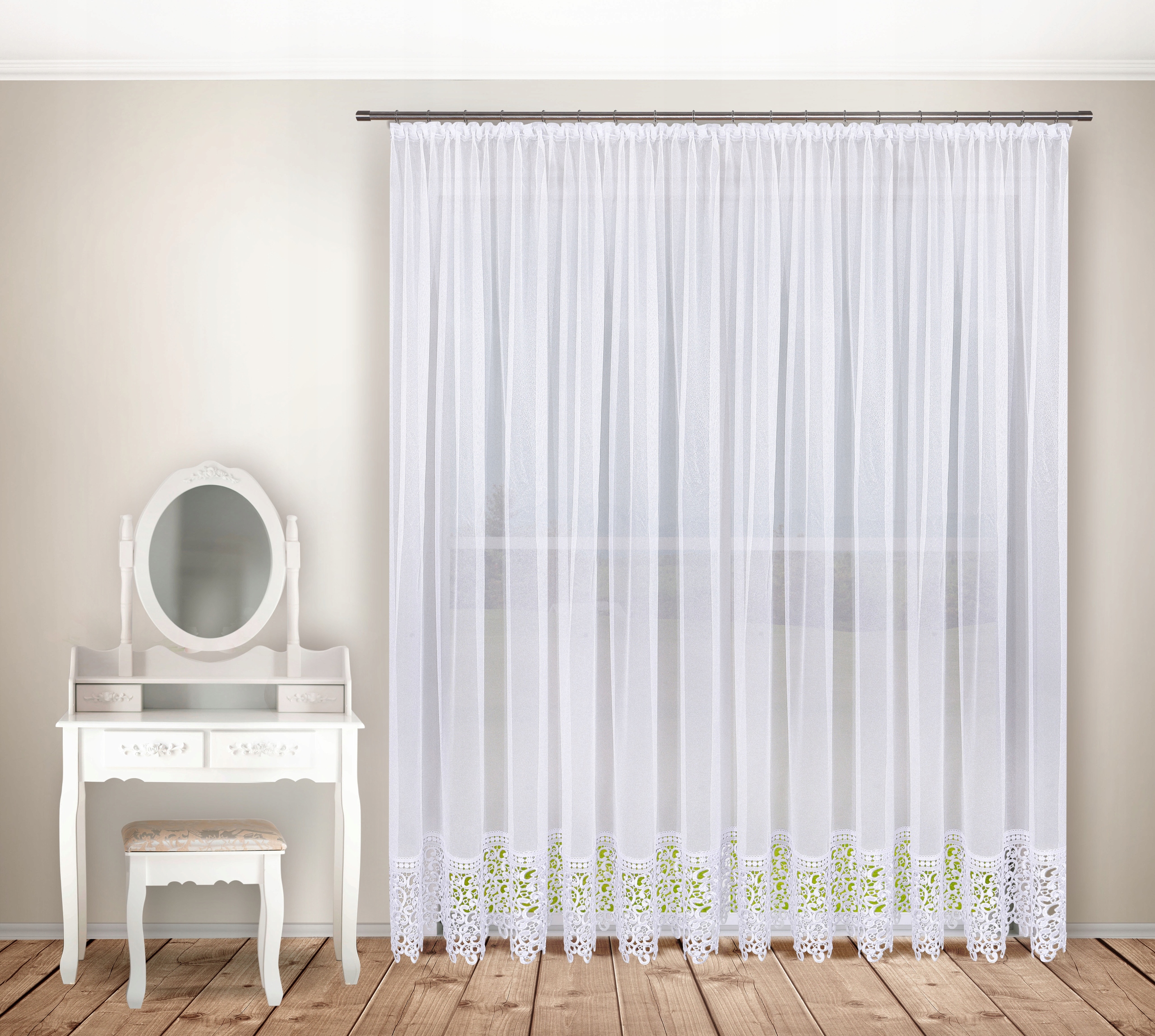 

Firana gotowa 300x230 balkon,gipiura 15 cm