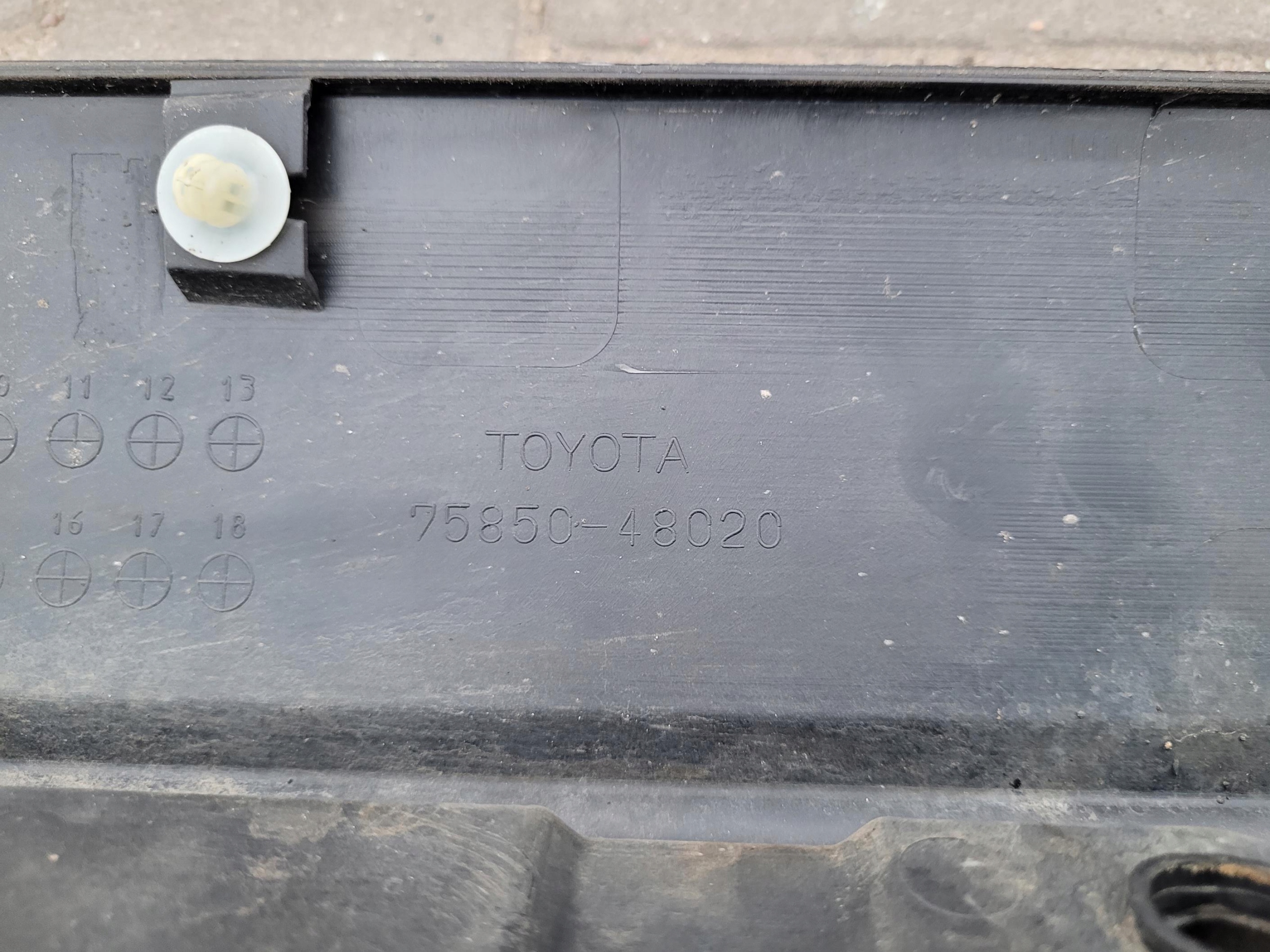 moulding threshold threshold left 75860-48020 right 75850-48020 LEXUS RX III RX450 H