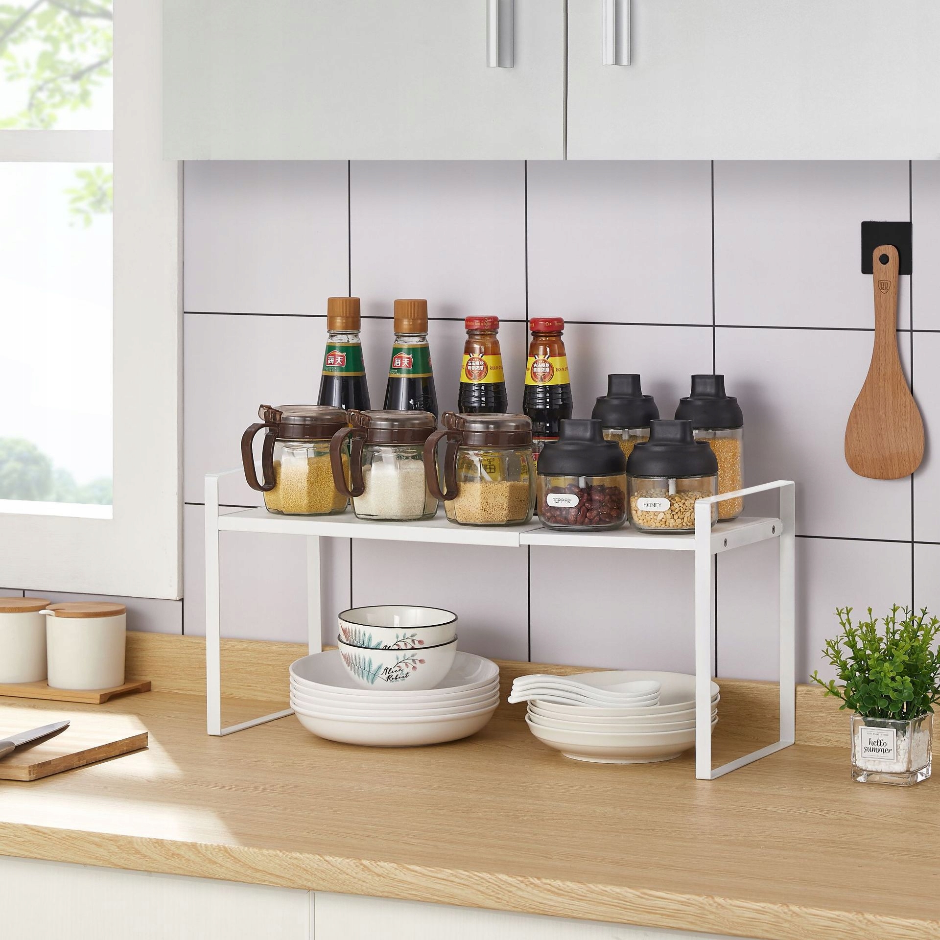 Shelf Adjustable storage rack 34-54CM