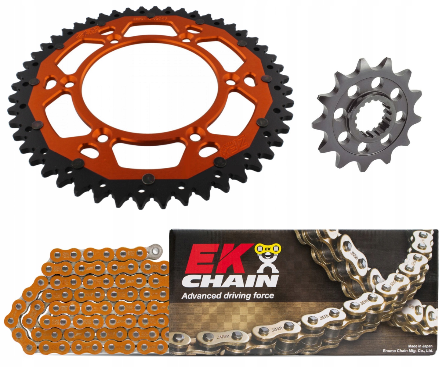 Pohonná Sada Ek Ktm 350 Exc-f 12-21 Oranžová