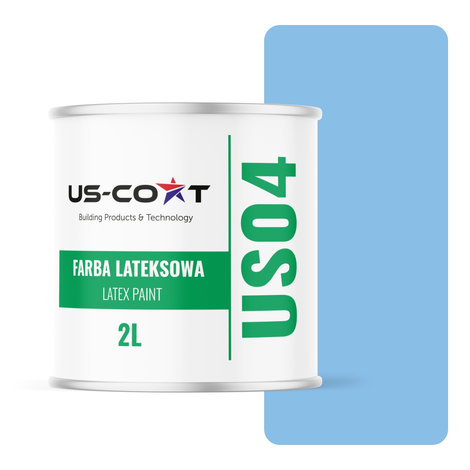 Barva Latexová Strop Královská Barva Světle Modrá H0141 2L Hluboká Matná Na Stěny