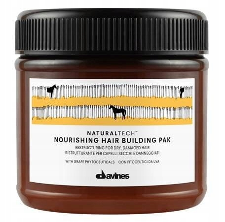 Davines Naturaltech Nourishing Hair Bulding Pak, maska na suché a suché vlasy