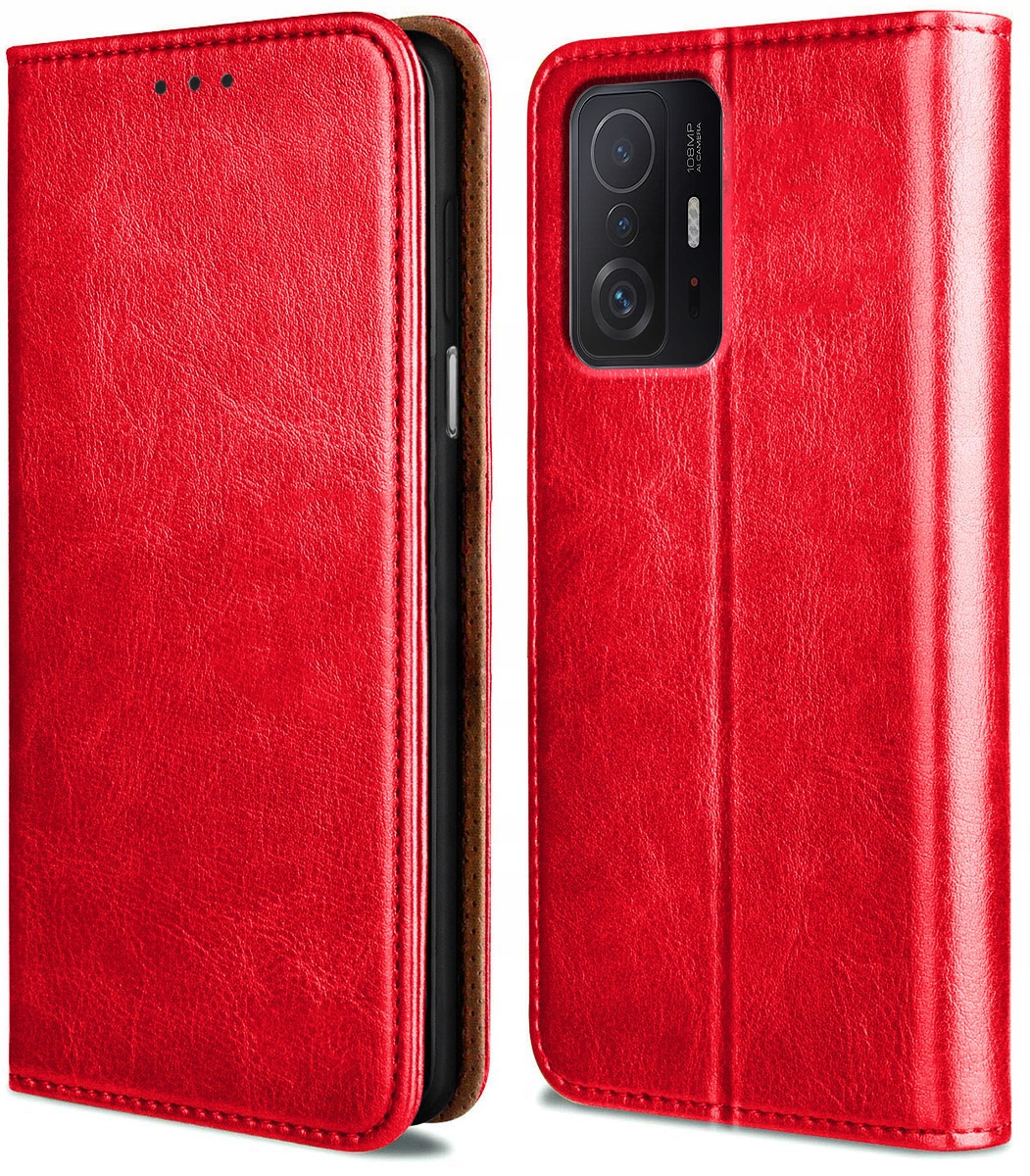 

Etui Skórzane Case Szkło do Xiaomi 11T /11T Pro