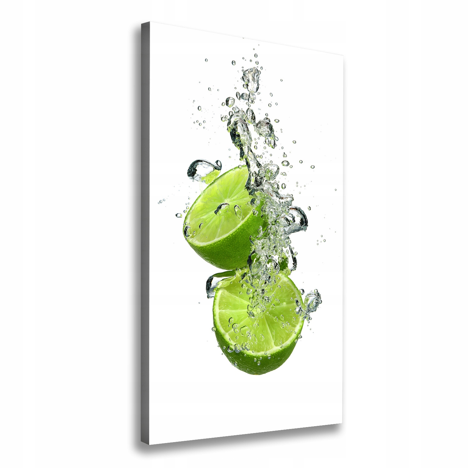 

Nowoczesny obraz canvas na ramie Limonki 50x100 cm