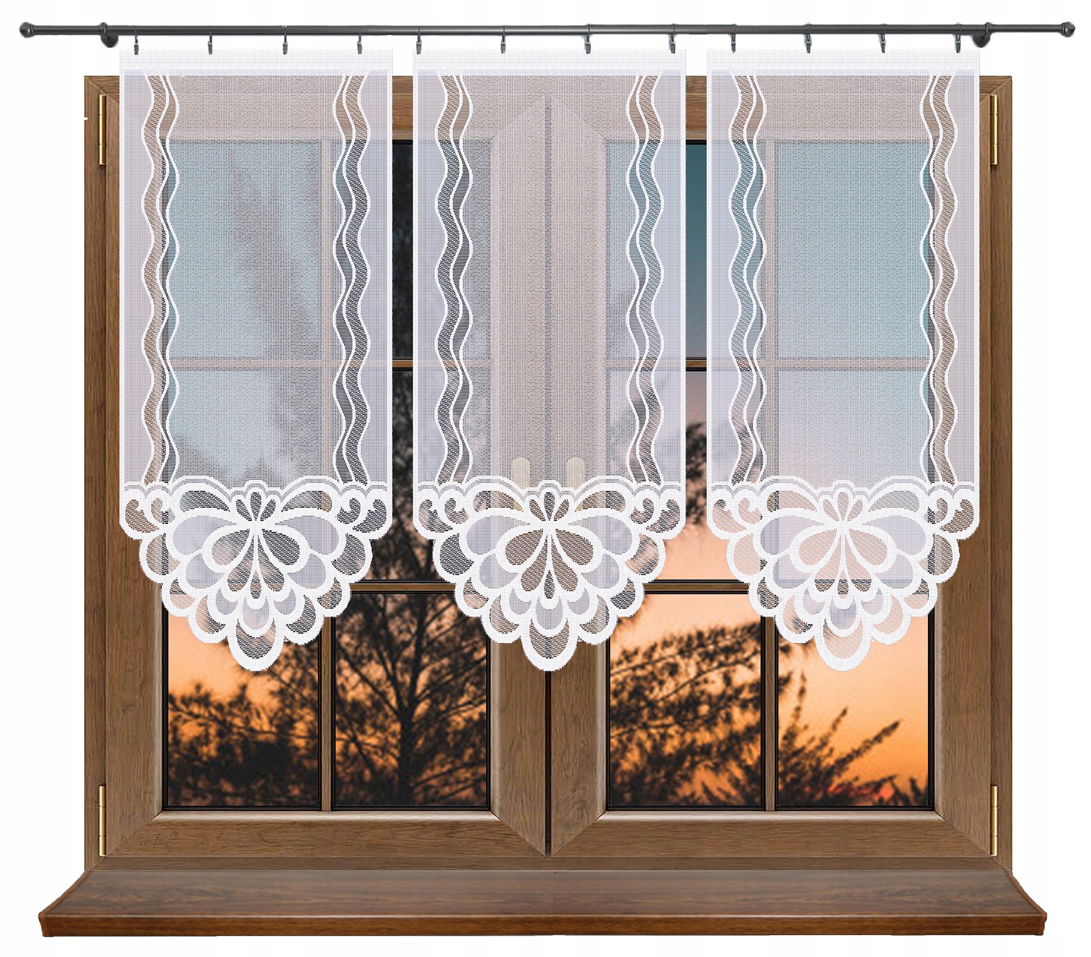 

Panel Ażur Firana Gotowa Żakardowa 60x120 Awit