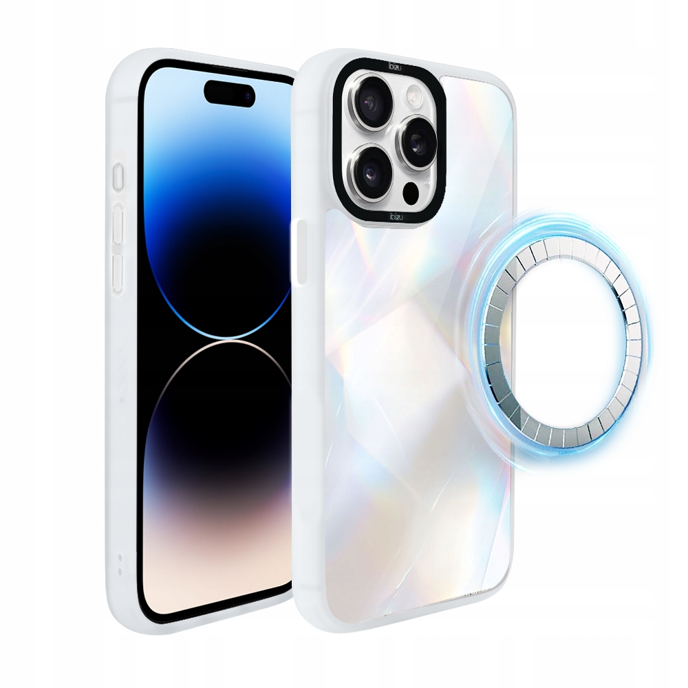 Pouzdro pro iPhone 14 Pro Ibizu DropGuard Matt s MagSafe a opálovým diamantem