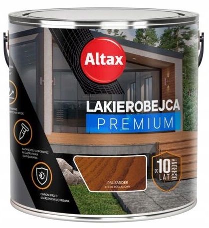 Altax Lakierobejca Premium 10 Lat Ochronna Do Drewna Palisander 2.5L