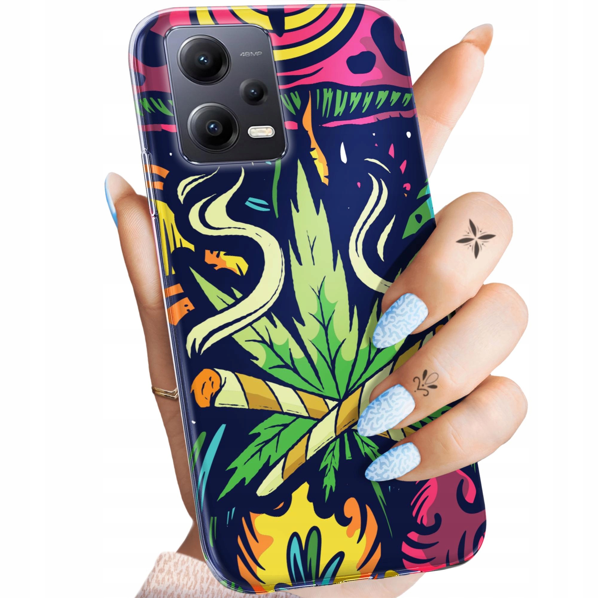 Etui Do Redmi Note 12 5G Poco X5 Ganja Marihuana Cannabis Zioło
