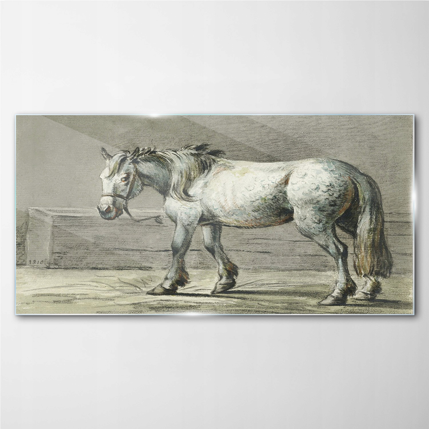 

Foto obraz szklany Zwierzę koń Jean Bernard 100x50