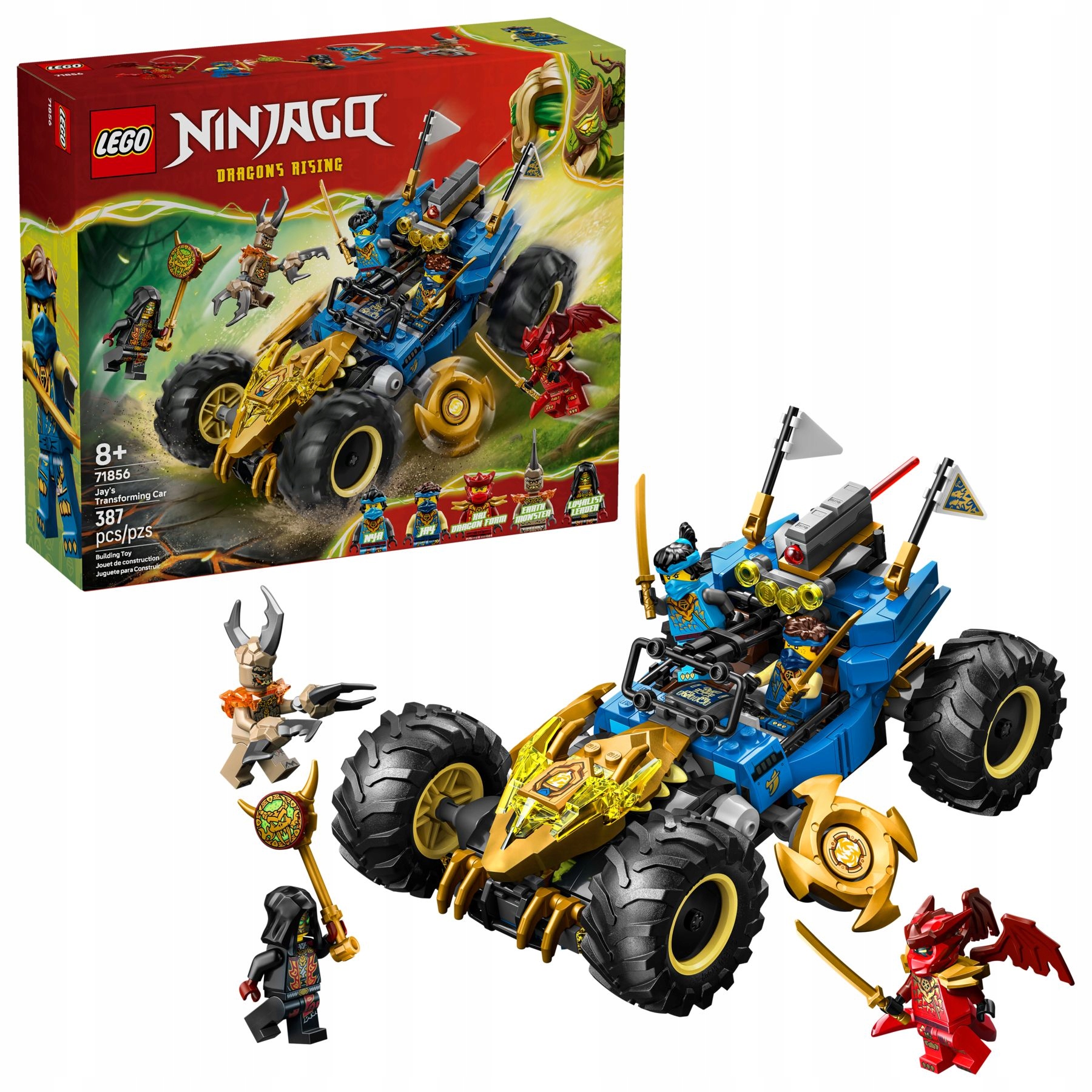 stavebnice Lego Ninjago 71856 Jayovo multifunkční auto